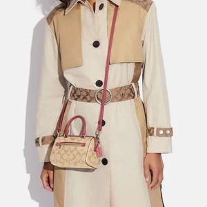 Coach Mini Rowan Crossbody In Signature Canvas
IM/Light Khaki Rouge